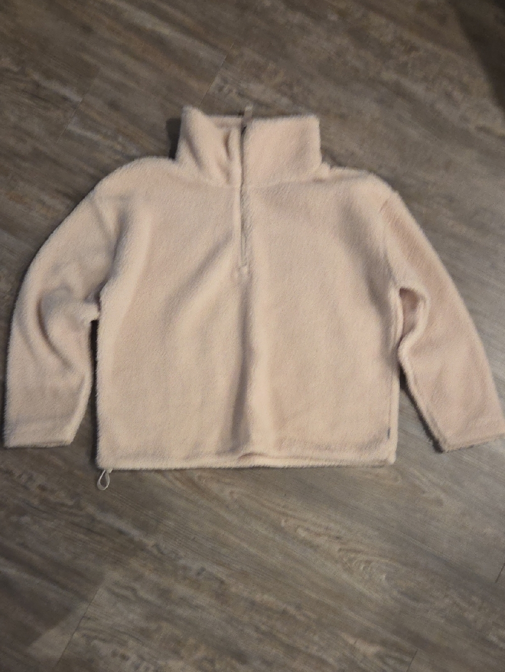 Eddie Bauer Plush Sherpa Half-Zip Pullover - Light Beige